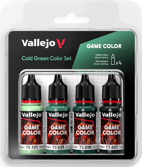 Vallejo Game Colour - Cold Green Color Set - Good Games