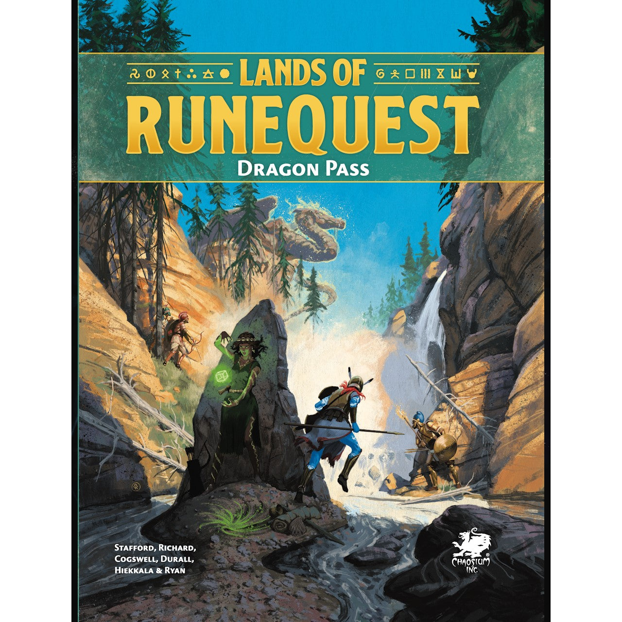Chaosium Lands of RuneQuest: Dragon Pass RPG Book - Good Games