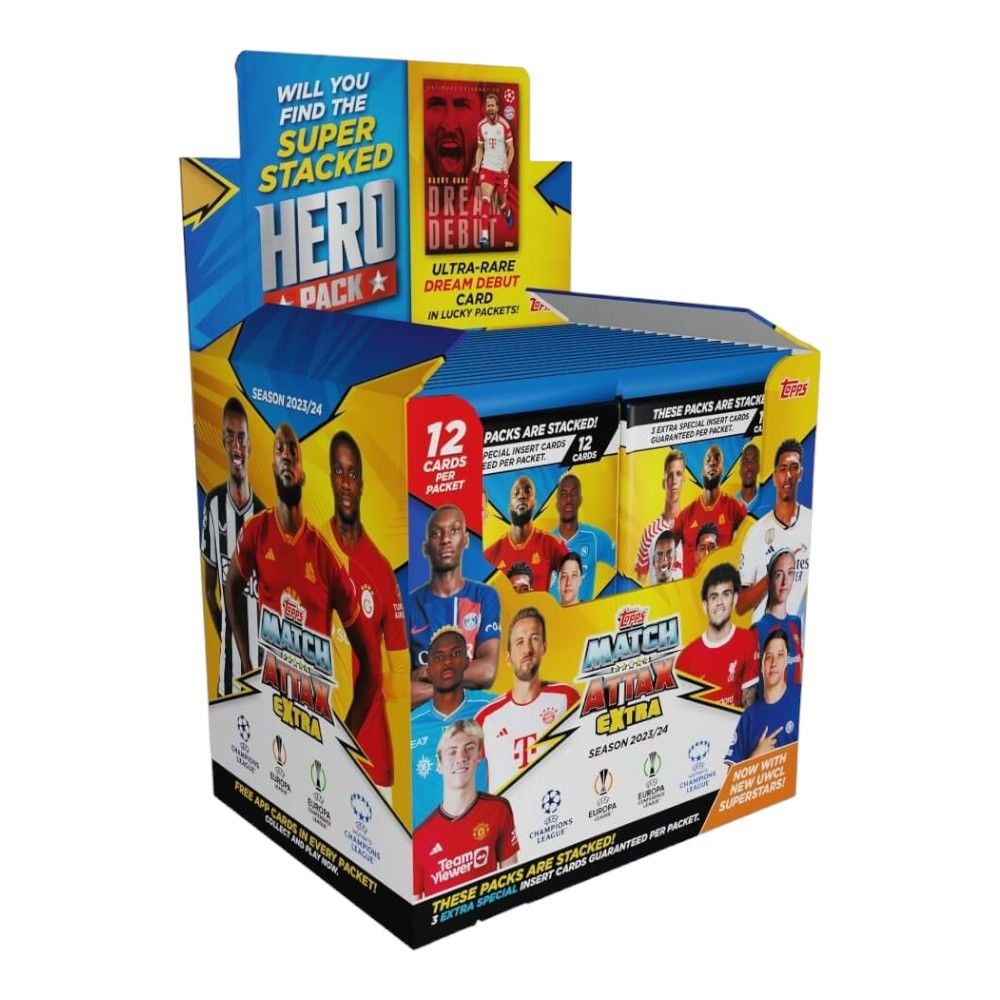 UEFA Match Attax EXTRA Champions League 2023/2024 Edition Trading Card Booster Box - Good Games