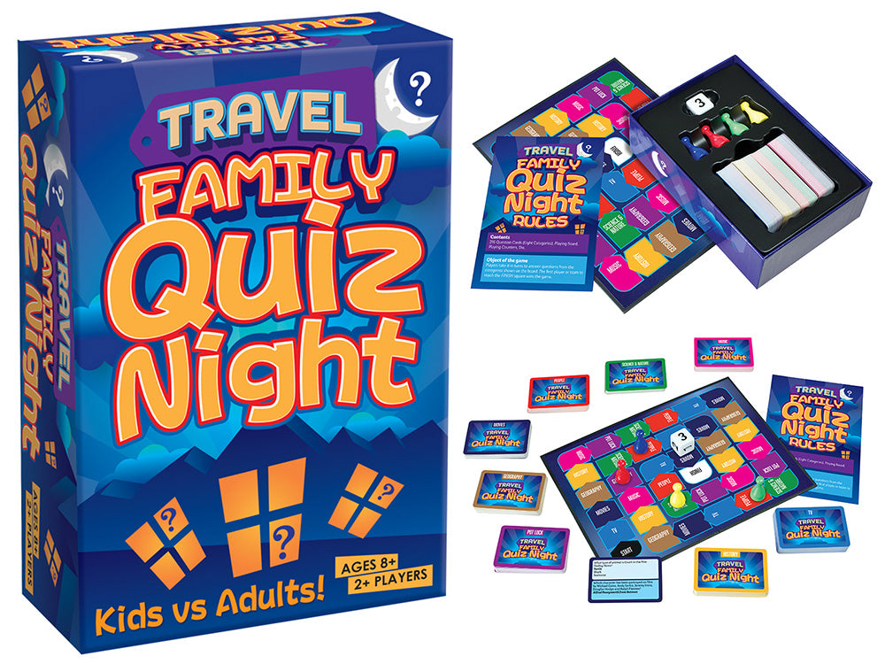 Family Quiz Night Travel Game - Good Games