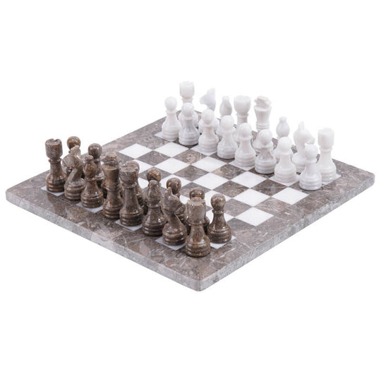30cm Chess Set - Oceanic & White - Good Games