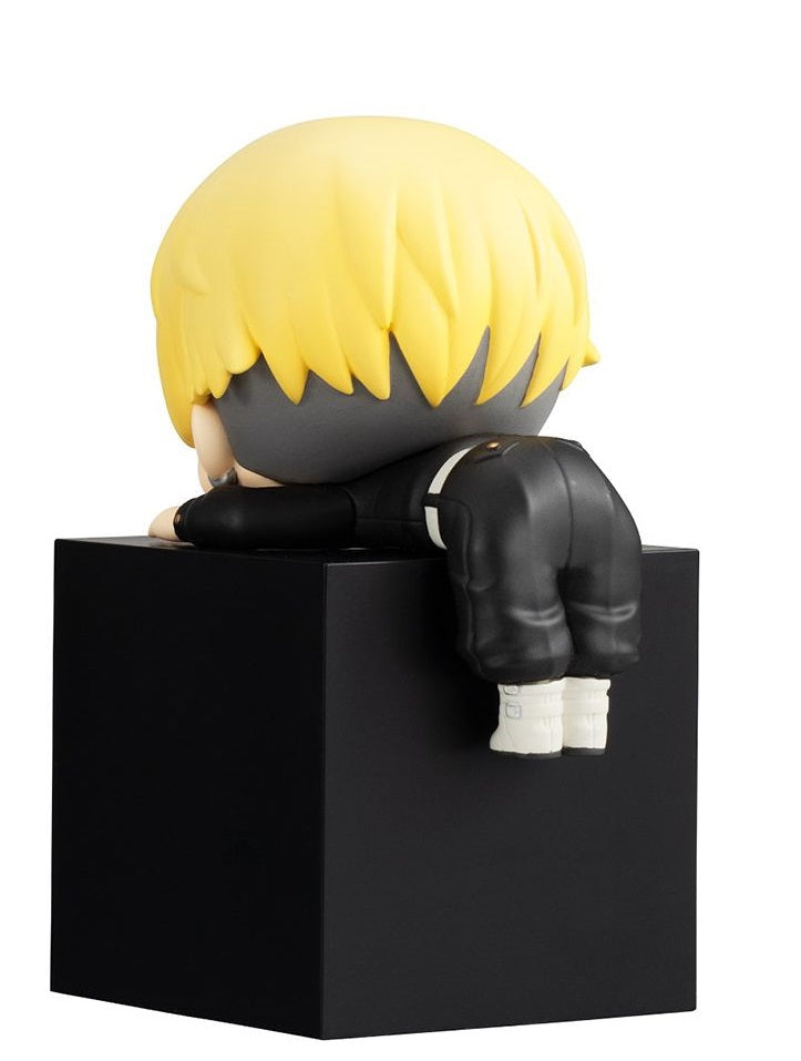 Side view of Chifuyu figure showing detailed jacket and swept bangs