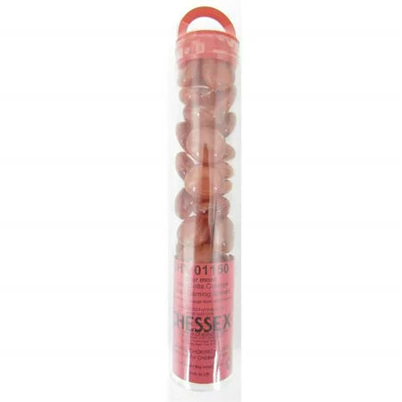 Chessex - Glass Stones 20+ in a 5 1/2 Inch Tube - Terracotta Catseye (CHX01150) - Good Games