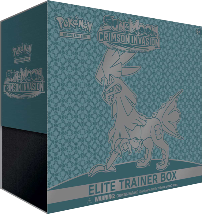 Pokemon TCG - Sun & Moon - Crimson Invasion Elite Trainer Box - Good Games