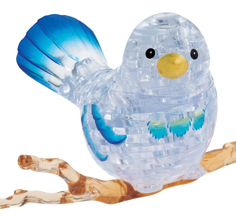 3D Clear Bird Crystal Puzzle