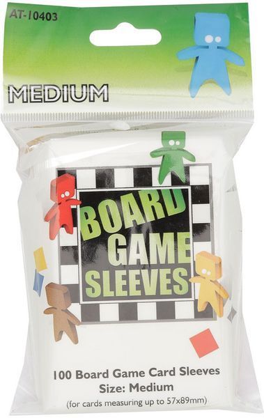 Dragon Shield - Sleeves Board Game Clear Medium (57x89mm)
