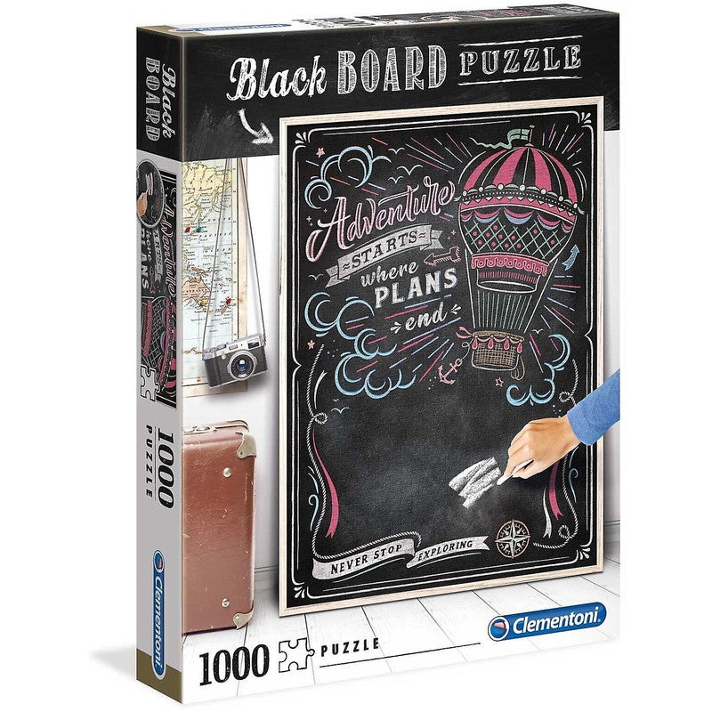 Clementoni - Travel Blackboard 1000 Piece Puzzle - Good Games