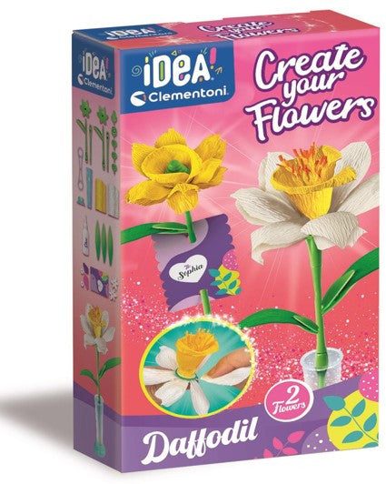 Clementoni - IDEA Small Fragrant Daffodil Flower Craft Kit