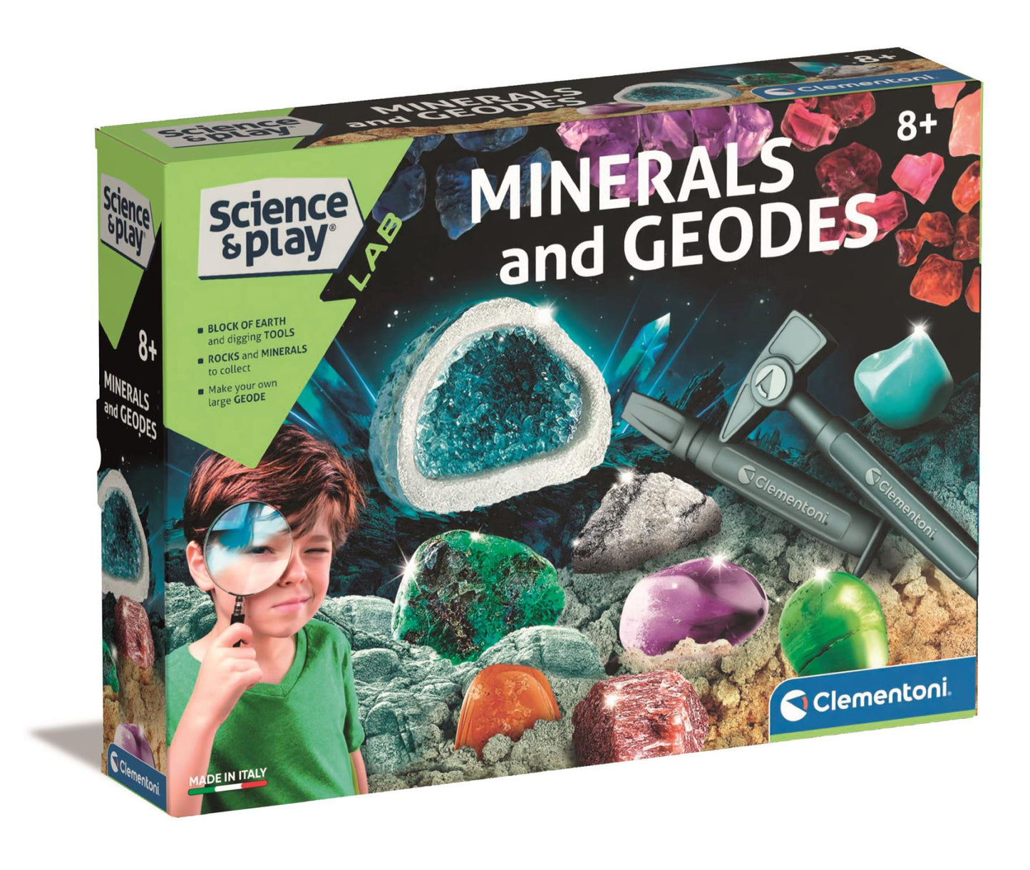 Clementoni Science and Play Minerals and Geodes Kit