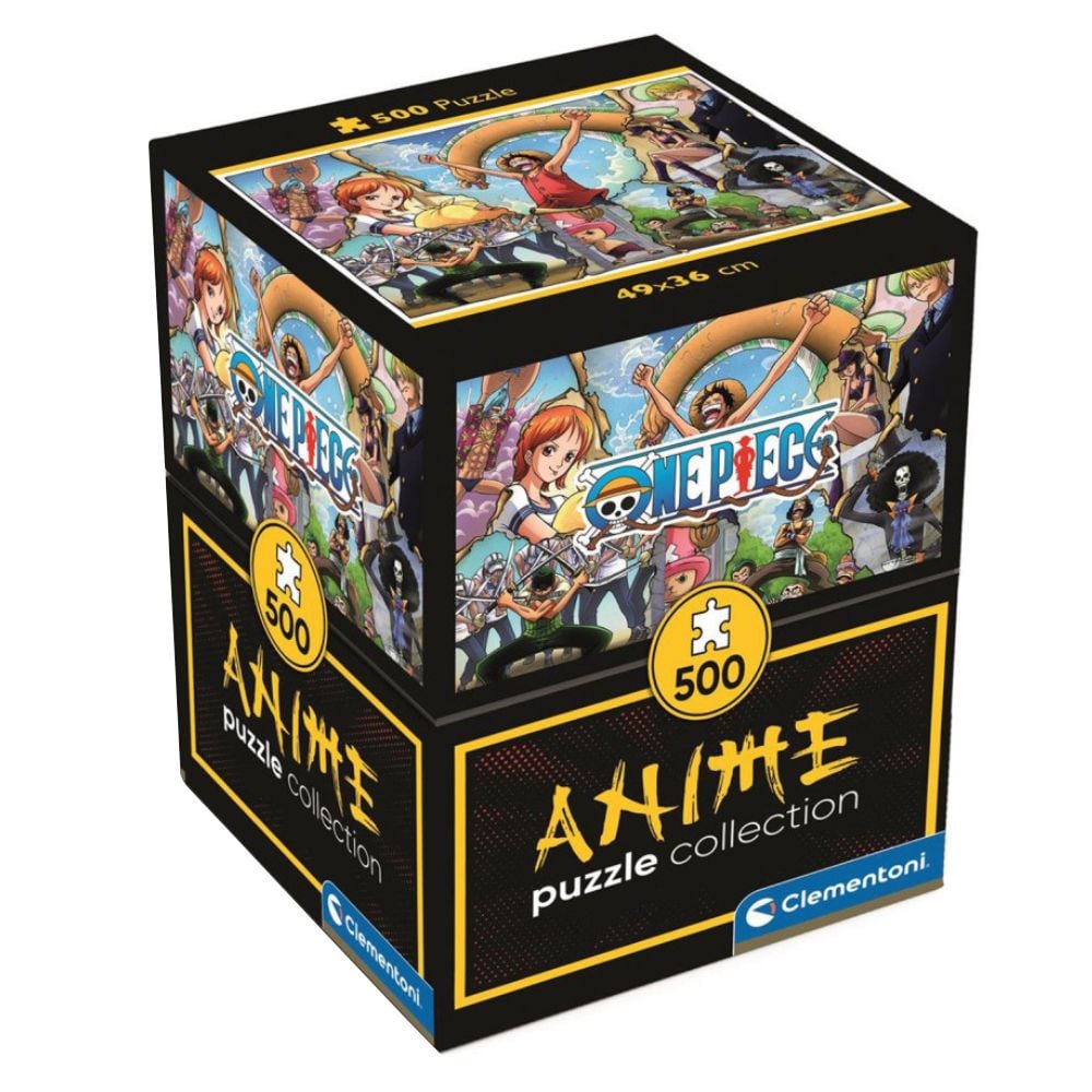Clementoni - Puzzle HQC Anime Cube One Piece 500 Piece Jigsaw