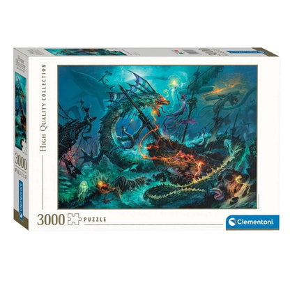 The Underwater Battle 3000 Piece Jigsaw (High Quality) - Good Games