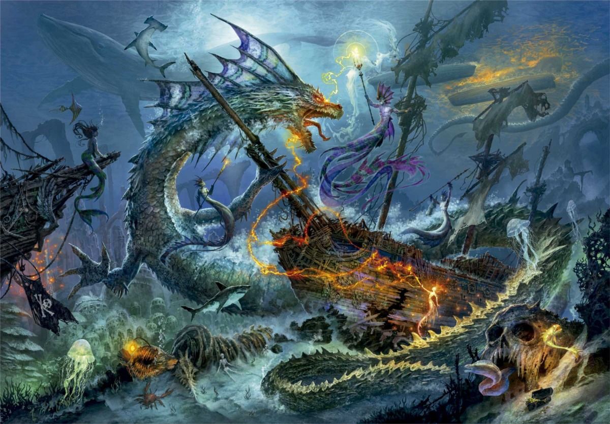 The Underwater Battle 3000 Piece Jigsaw (High Quality)