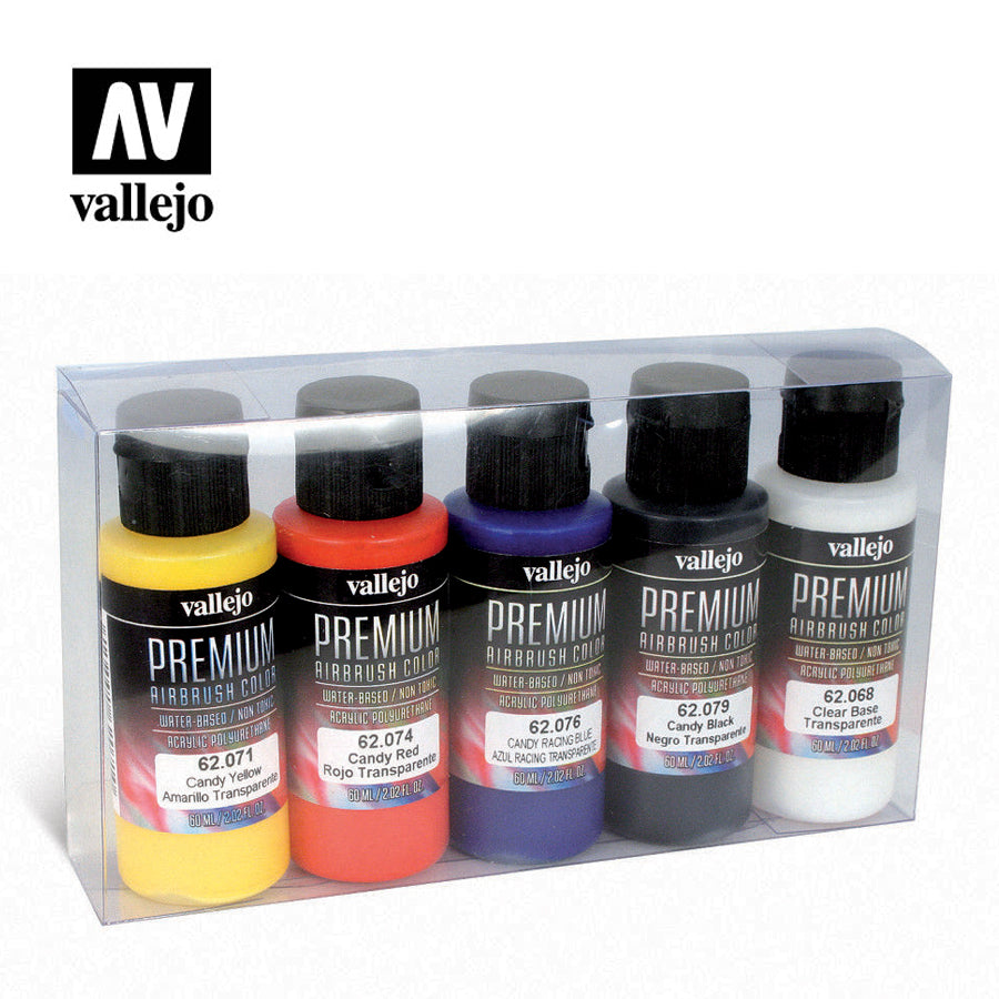 Vallejo - Premium Colour - Candy 5 Colour Set Old Formulation