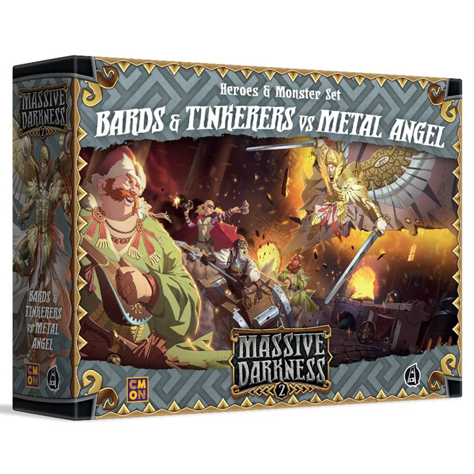 Massive Darkness 2: Heroes & Monster Set - Bards & Tinkerers vs Metal Angel - Good Games