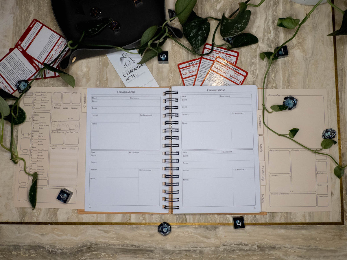 Campaign Notes Dungeons and Dragons 5E