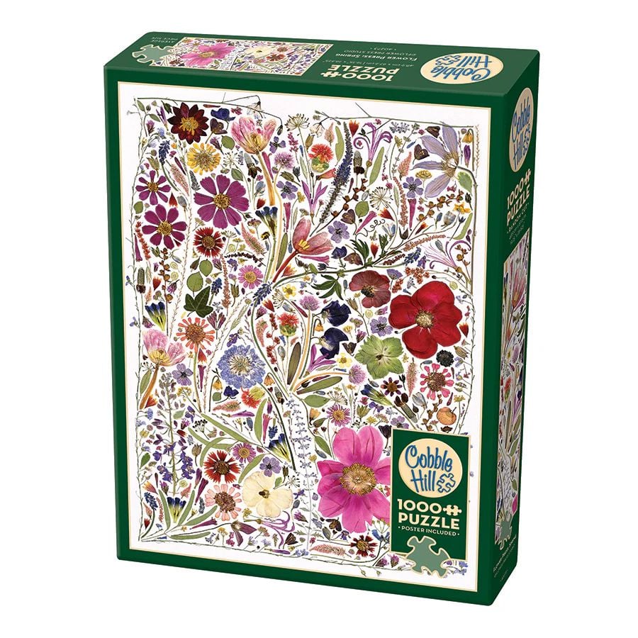 Cobble Hill Flower Press Spring 1000 Piece Jigsaw - Good Games