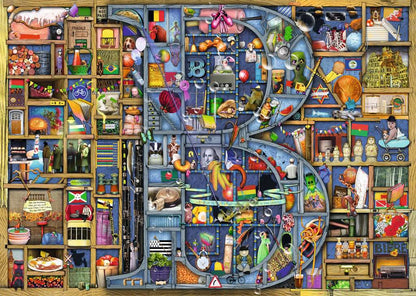 Ravensburger - Awesome Alphabet B 1000 Piece Jigsaw (New Version) - Good Games