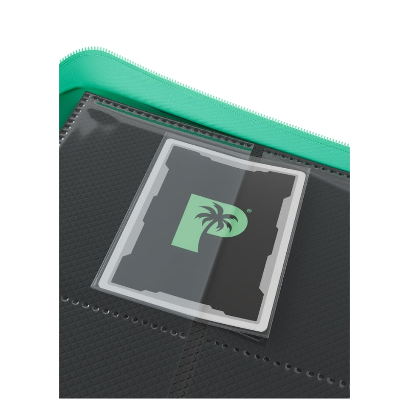Palms Off Gaming - Collectors Series Zip Binder - 12 Pocket - Turquoise