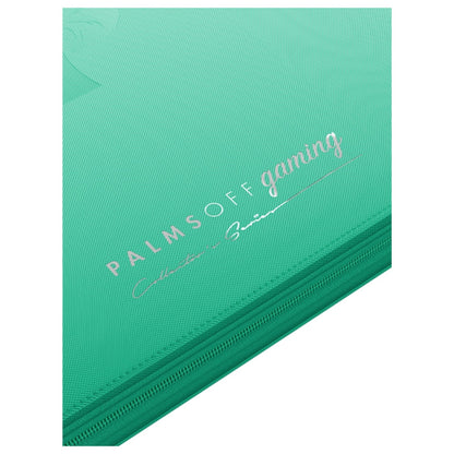 Palms Off Gaming - Collectors Series Zip Binder - 12 Pocket - Turquoise