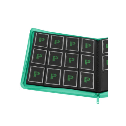 Palms Off Gaming - Collectors Series Zip Binder - 12 Pocket - Turquoise