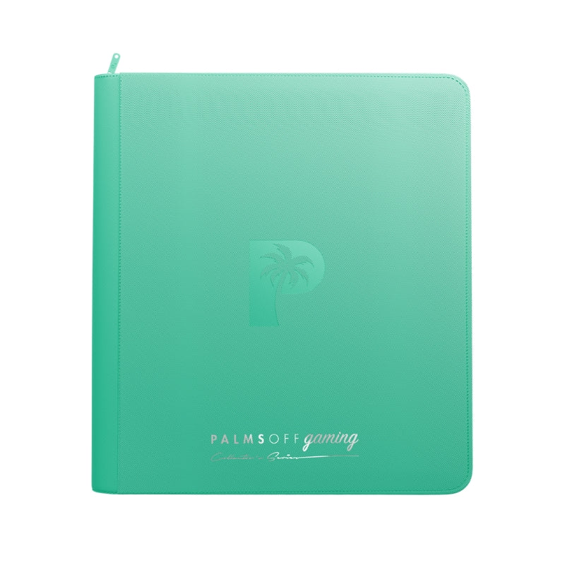 Palms Off Gaming - Collectors Series Zip Binder - 12 Pocket - Turquoise