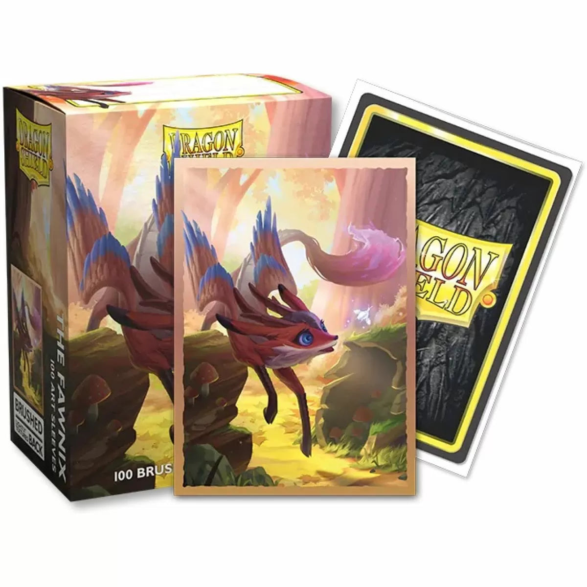 Dragon Shield - Level - Brushed Art Sleeves- The Fawnix (100) - Good Games