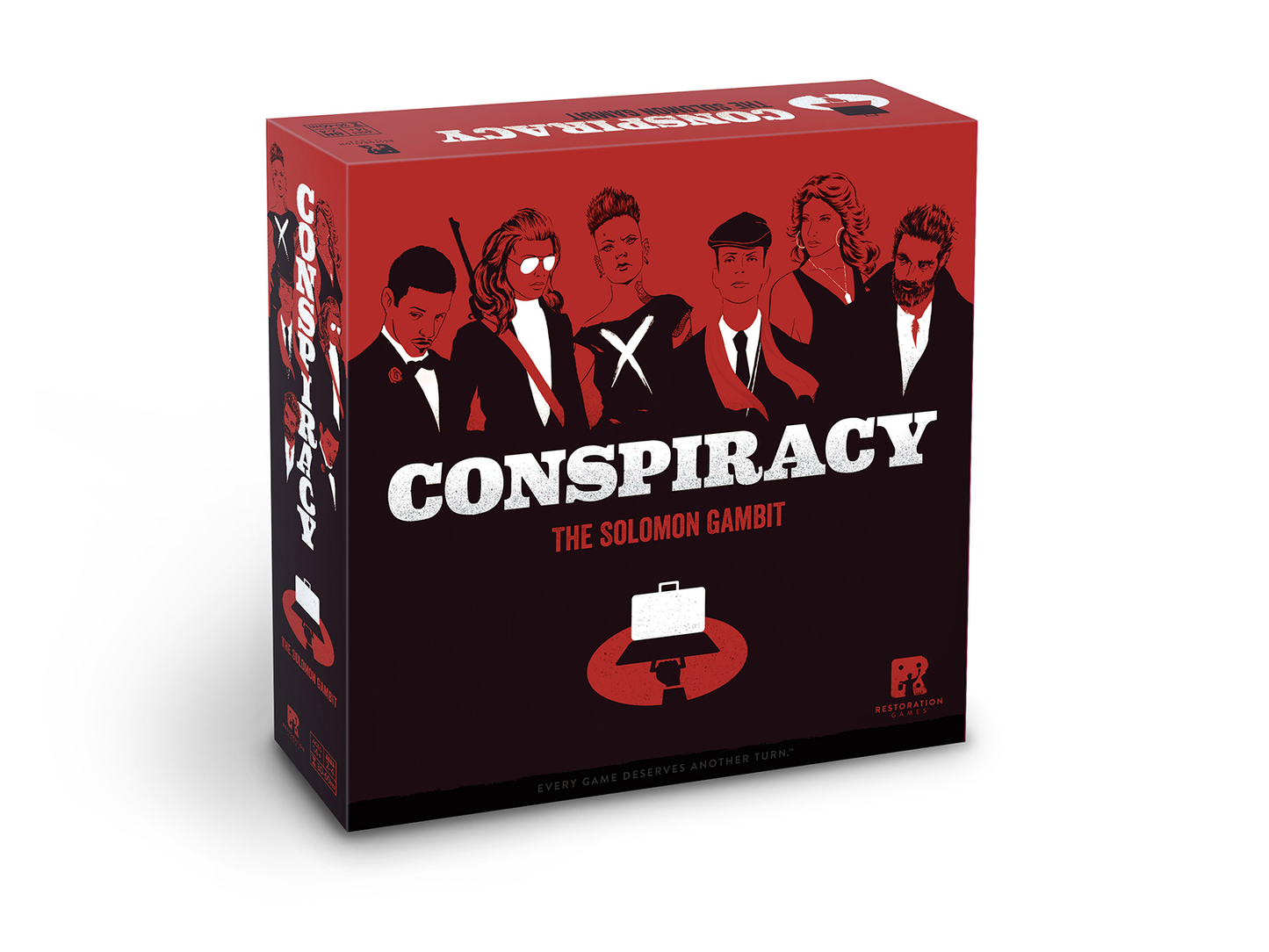 Conspiracy The Solomon Gambit box mockup