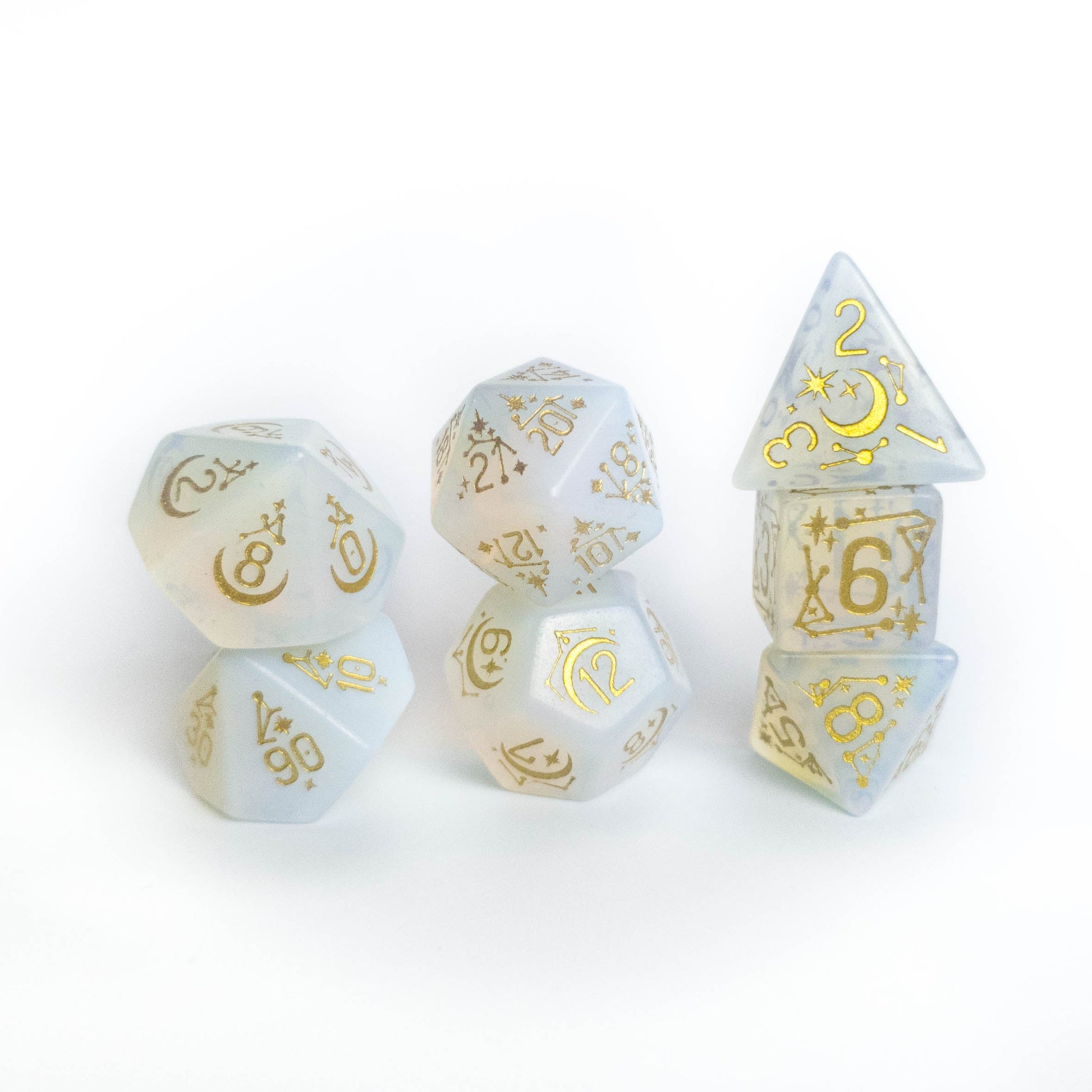 Level Up Dice - Constellation Opalite 7 Die Set - Good Games
