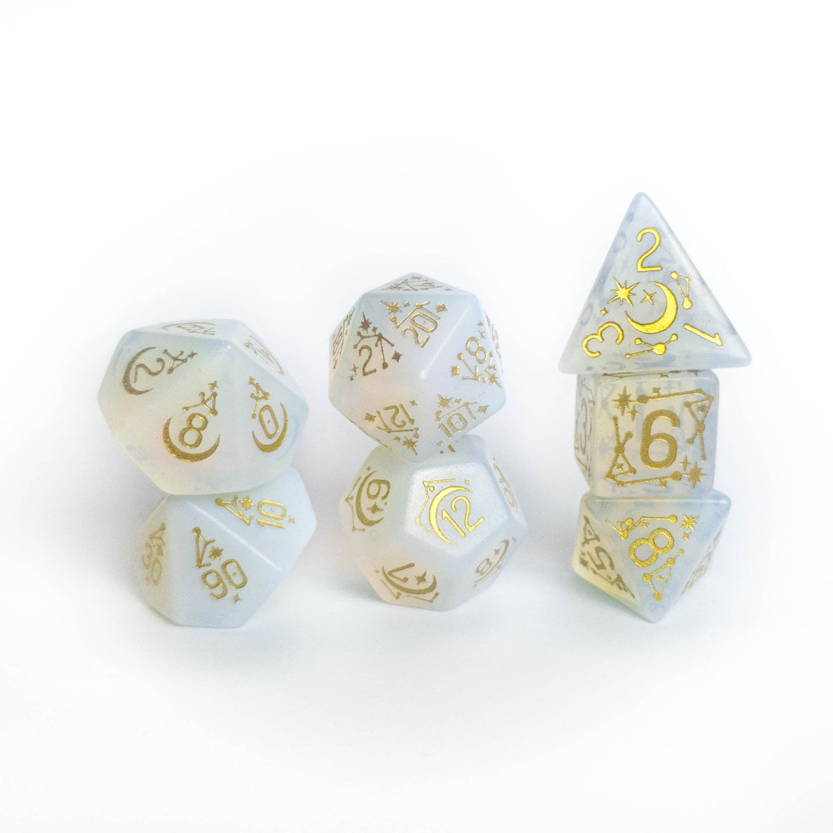Level Up Dice - Constellation Opalite 7 Die Set