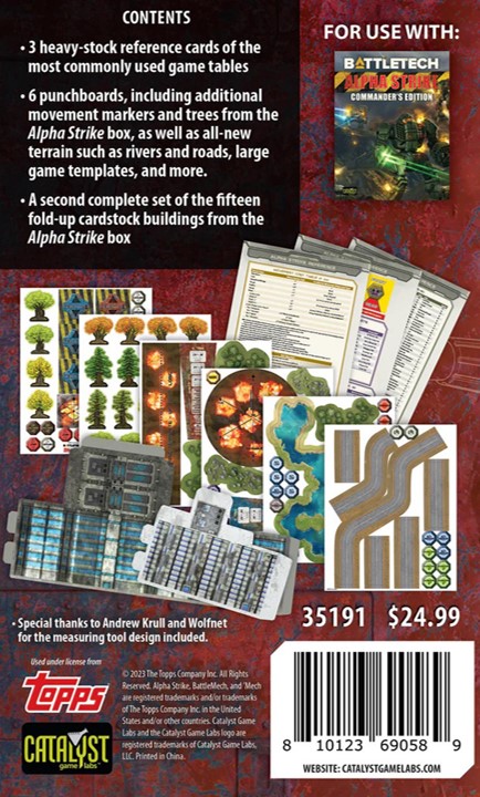 BattleTech Counters Pack Alpha Strike - Good Games