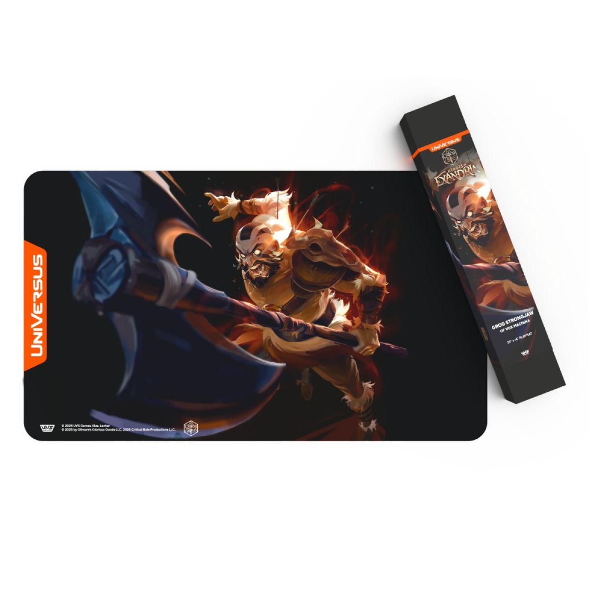 UniVersus Playmat – Critical Role: Heroes of Exandria – Grog Strongjaw - Good Games