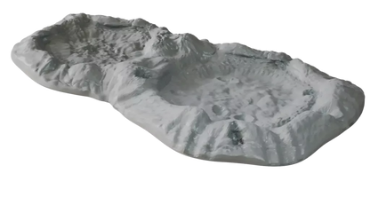 Terrain Crate Death World gray sculpted terrain for miniature games