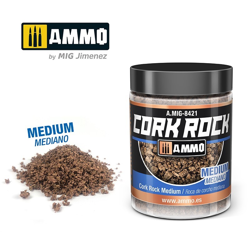 Ammo by MIG - Dioramas Terraform Cork Rock 100ml - Medium - Good Games