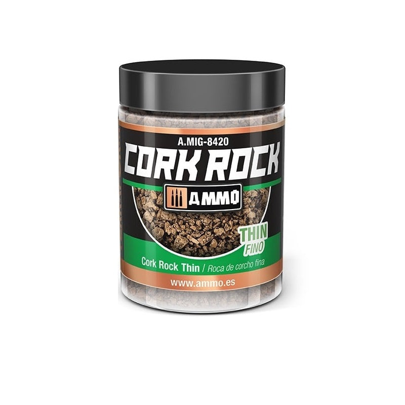 Ammo by MIG Dioramas Terraform Cork Rock Granulate 100ml - Thin - Good Games