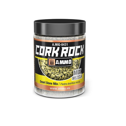 Ammo by MIG Dioramas Terraform Cork Rock Granulate 100ml - Desert Stone Mix - Good Games