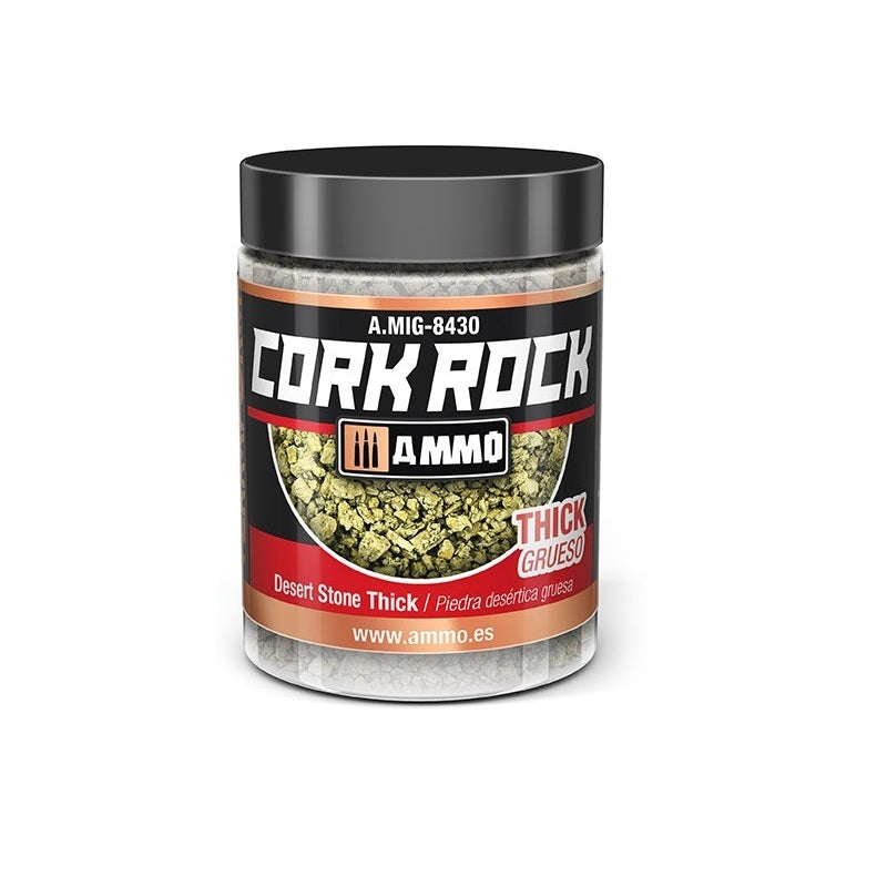 Ammo by MIG Dioramas Terraform Cork Rock Granulate 100ml - Desert Stone Thick - Good Games