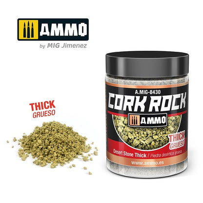 Ammo by MIG Dioramas Terraform Cork Rock Granulate 100ml - Desert Stone Thick - Good Games