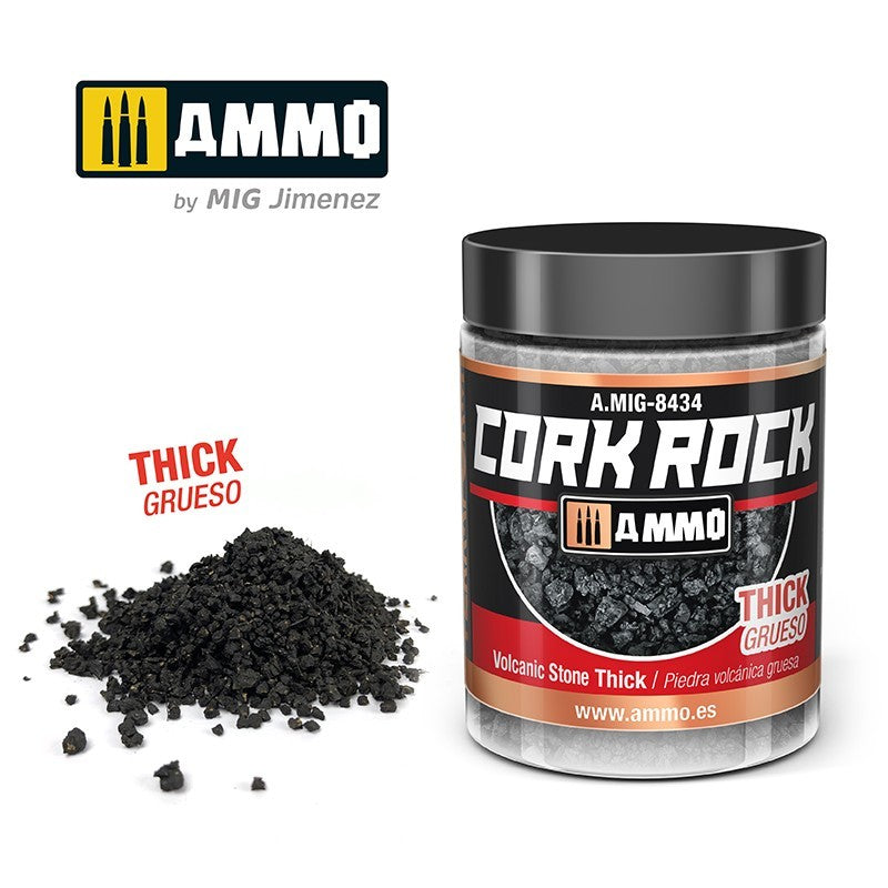 Ammo by MIG - Dioramas Terraform Cork Rock 100ml - Volcanic Rock Thick - Good Games