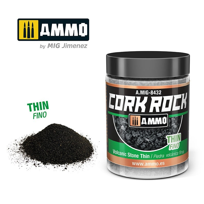 Ammo by MIG - Dioramas Terraform Cork Rock 100ml - Volcanic Rock Thin - Good Games