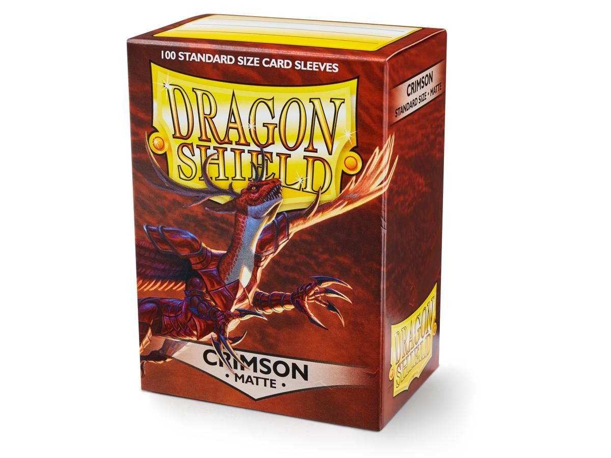 Dragon Shield - Standard Matte Sleeves (100) - Crimson