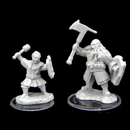 Critical Role Wave 2 - Kymal Militia Brawler & Jorenn Militia Holy Axeman Unpainted Miniatures - Good Games