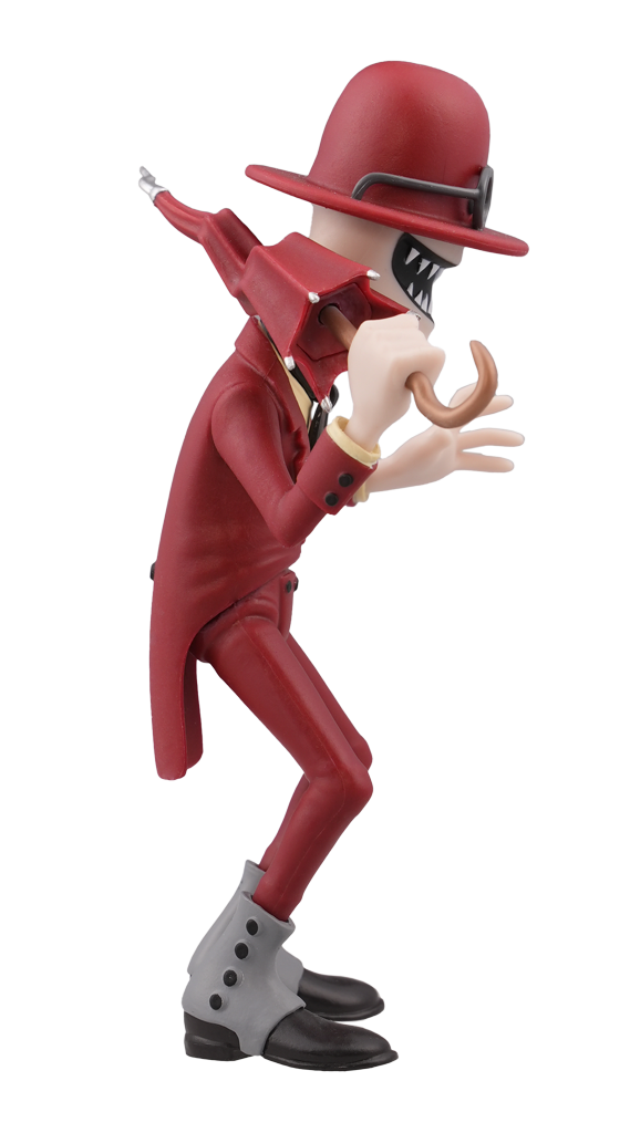 Full body shot of Crooked Man Minix with dynamic stance