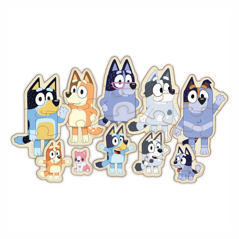 Bluey Wooden Family Puzzle - Good Games