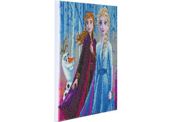 Crystal Art - Elsa Anna & Olaf 30x30cm Kit