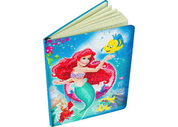 Crystal Art - The Little Mermaid Notebook 18x26cm