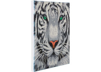 Crystal Art - White Tiger 30x30cm Kit