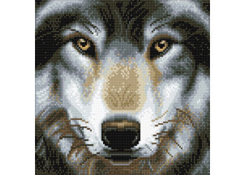 Crystal Art - Wolf 30x30cm Kit