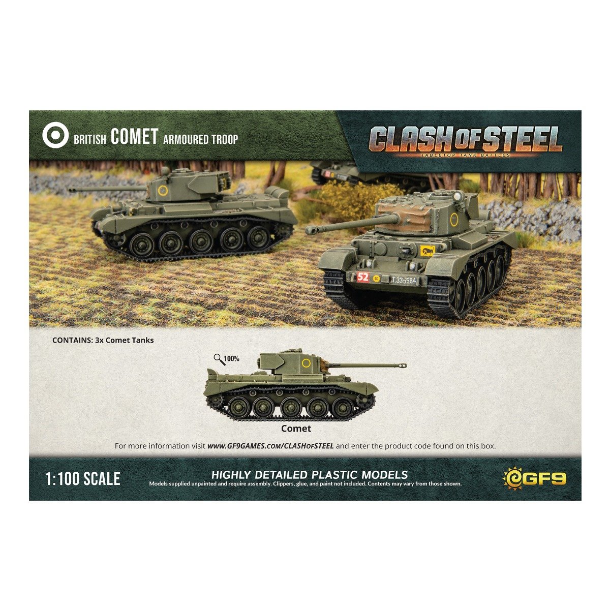 Clash of Steel: Comet Armoured Troop (CSB04) - Good Games