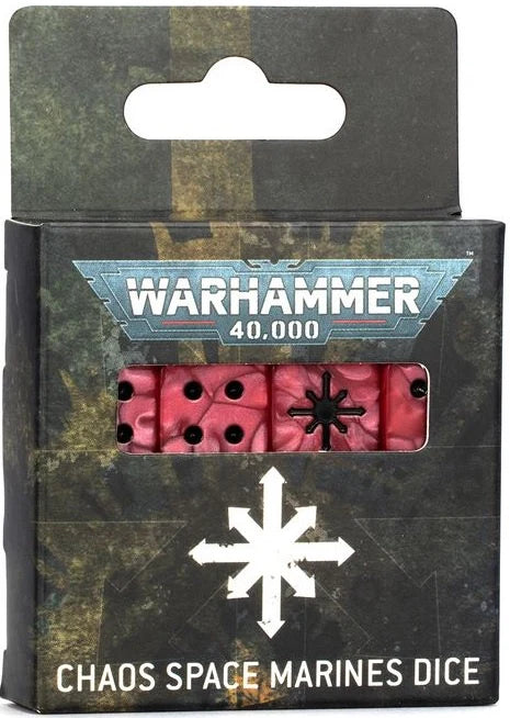 Warhammer 40000: Chaos Space Marines Dice (86-62)