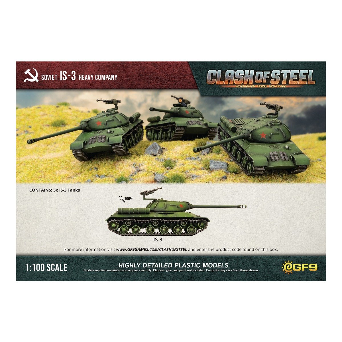 Gale Force Nine Clash of Steel: IS-3 Heavy Company Tank - Good Games